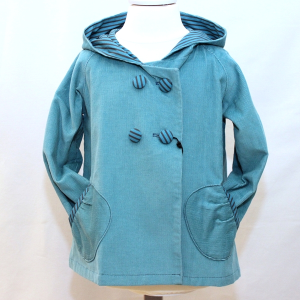 Hoeckchen Archiv Jacke Cord blau